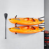 Basketball & Basketball Accessories: VEVOR Wall Kayak Storage Rack, 4-Capacity Wall Mounted Kayak Holders for Kayak Canoe Paddle Board, Kayak Storage Hooks with Adjustable Padded Arms, 181.6 KG Load Kayak Hanger for Indoor Outdoor Garage