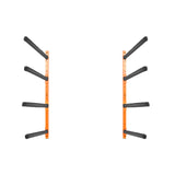 Basketball & Basketball Accessories: VEVOR Wall Kayak Storage Rack, 4-Capacity Wall Mounted Kayak Holders for Kayak Canoe Paddle Board, Kayak Storage Hooks with Adjustable Padded Arms, 181.6 KG Load Kayak Hanger for Indoor Outdoor Garage