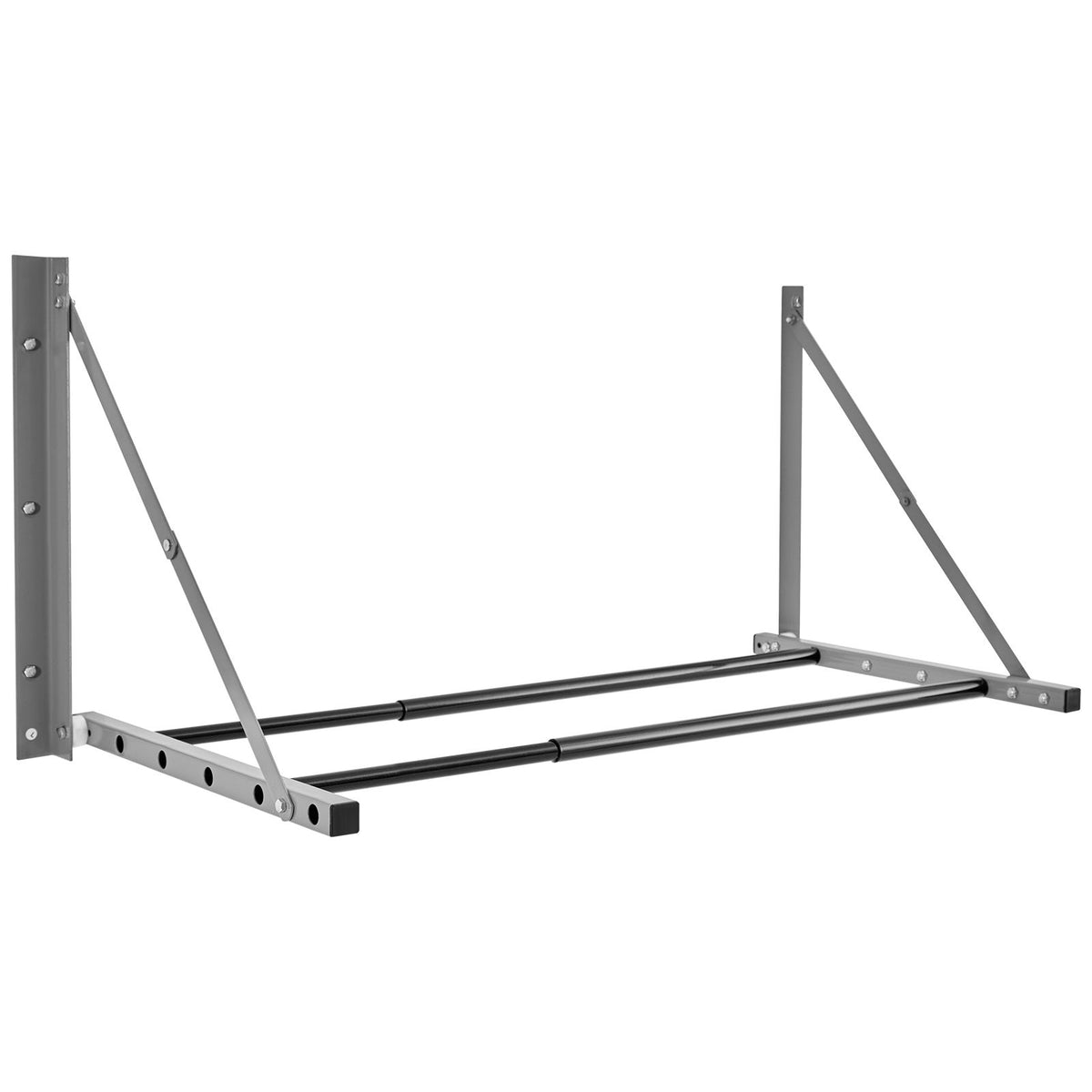 Wall Mounted Folding Tire Rack, 32" - 48" Adjustable Tire Rack, Q235 Heavy-Duty Steel Tire Storage Rack for R14-R20 inch Standard Tires, Max 300lbs Load Capacity for Garage Workshop Repair Shop
