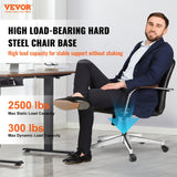 Office & Desk Chairs: VEVOR Office Chair Base Replacement, 710 mm 1134 kg Static Load Capacity, Heavy Duty Universal Computer Desk Chair Stool Base Part with Reinforced Metal Legs, Desk Chair Base Replacement Parts, Silver