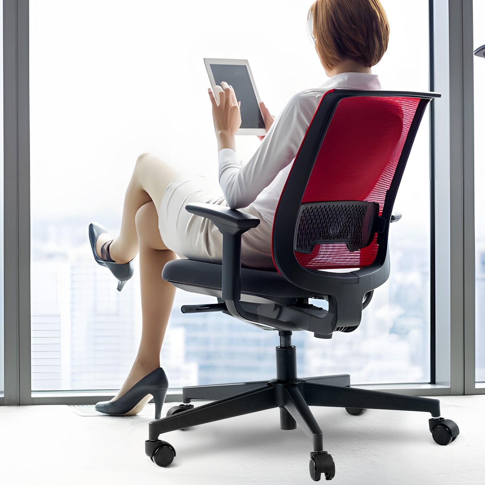 Office & Desk Chairs: VEVOR Office Chair Base Replacement, 710 mm, 1134 kg Static Load Capacity, Heavy Duty Universal Computer Desk Chair Stool Base Part with Reinforced Metal Legs, Desk Chair Base Replacement Parts, Black