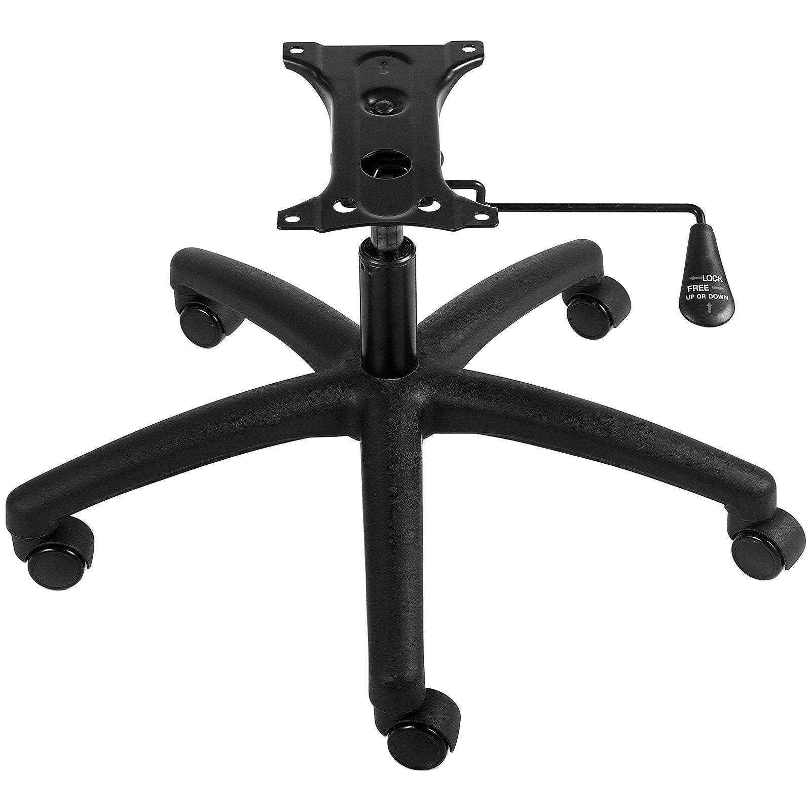 Automotive Parts: VEVOR Office Chair Base Replacement 710mm Swivel Chair Base 1134kg 100mm Stroke