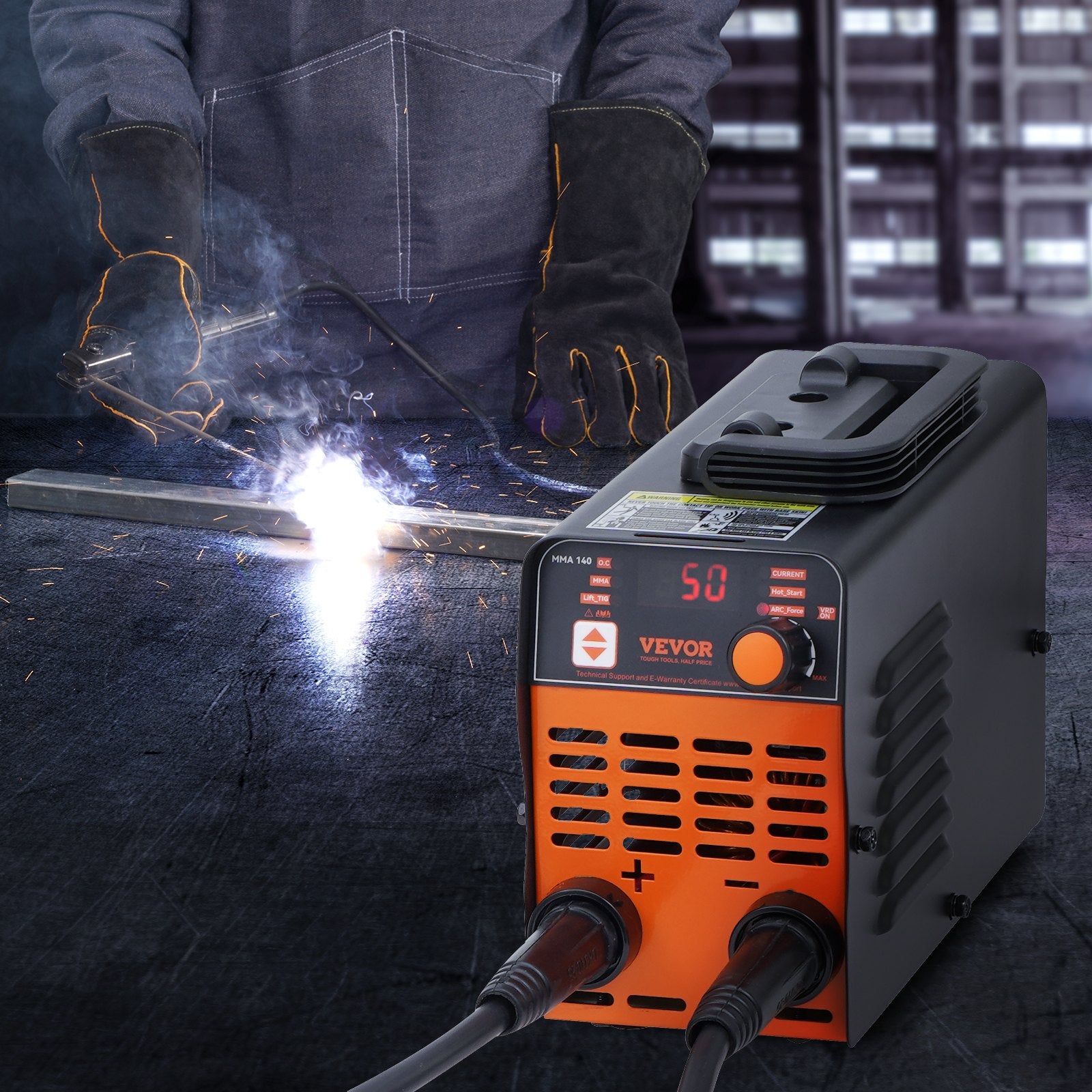 Fountain & Ponds Accessories: VEVOR ARC Stick Welder 220V 140A Stick/Lift TIG 2-in-1 Welding Machine Hot Start