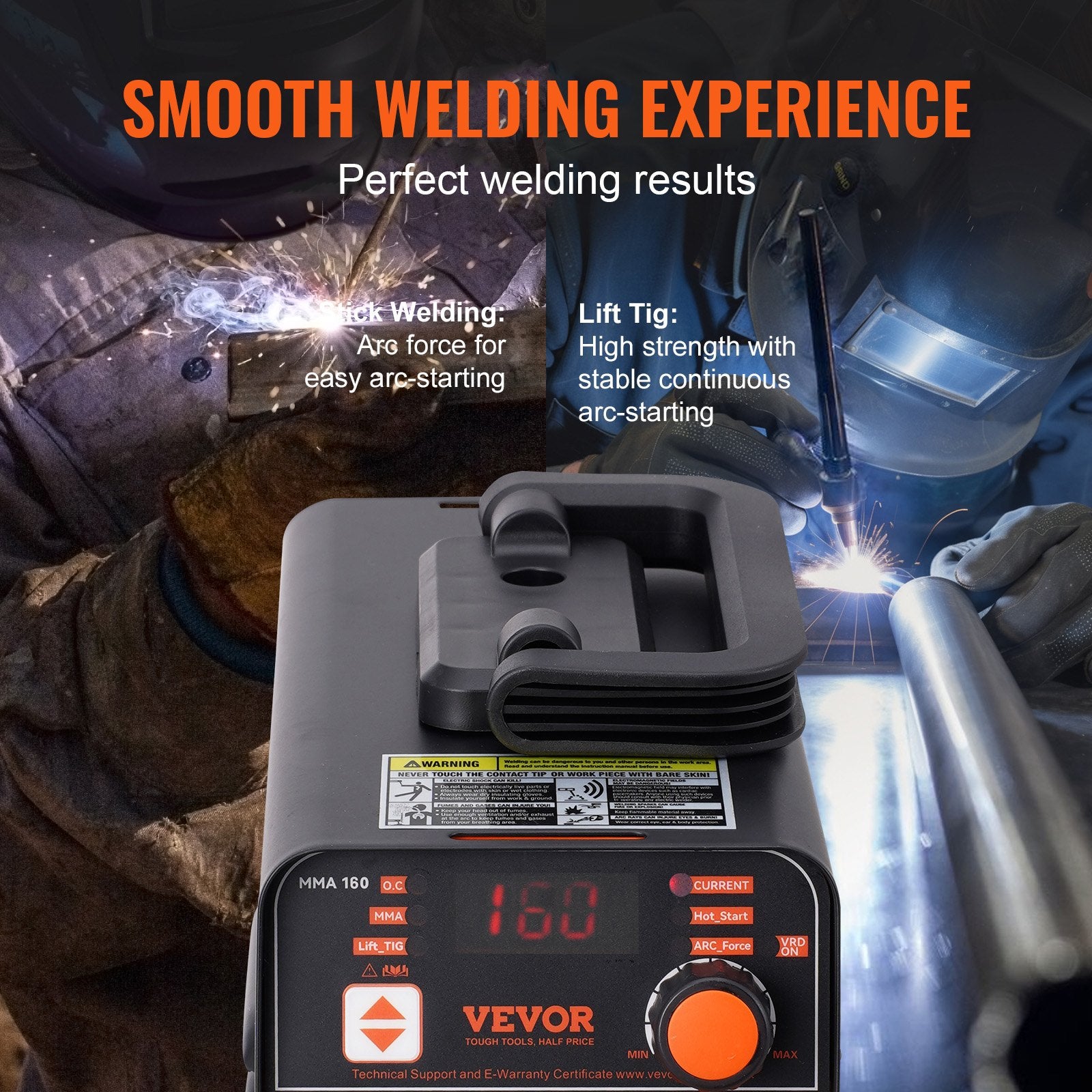Fountain & Ponds Accessories: VEVOR ARC Stick Welder 220V 120A 2-in-1 Lift TIG Welding Machine Hot Start