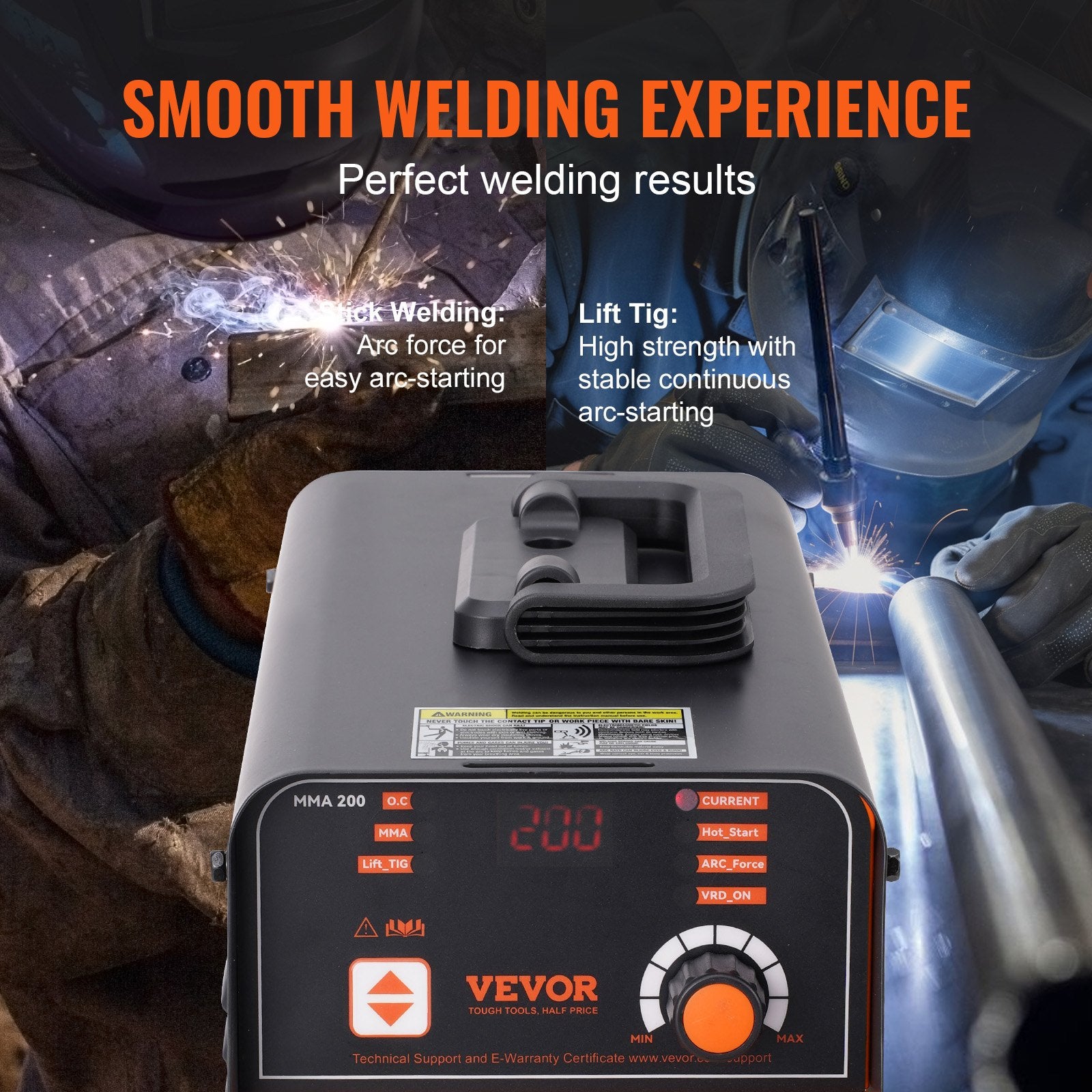 Fountain & Ponds Accessories: VEVOR ARC Stick Welder 220V 160A 2in1 Lift TIG Welding Machine Hot Start