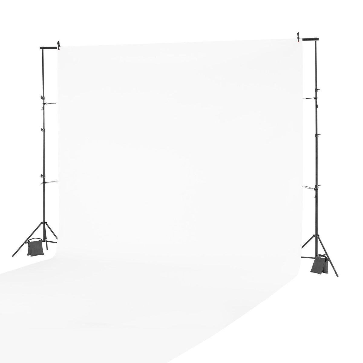 Backdrop Stand, 298 x 300 cm Adjustable Photo Backdrop Stand Kit, Portable Background Backdrop Stand with 4 Crossbars, Heavy Duty Projector Screen Stand, for Wedding, Photo Video Studio & Party