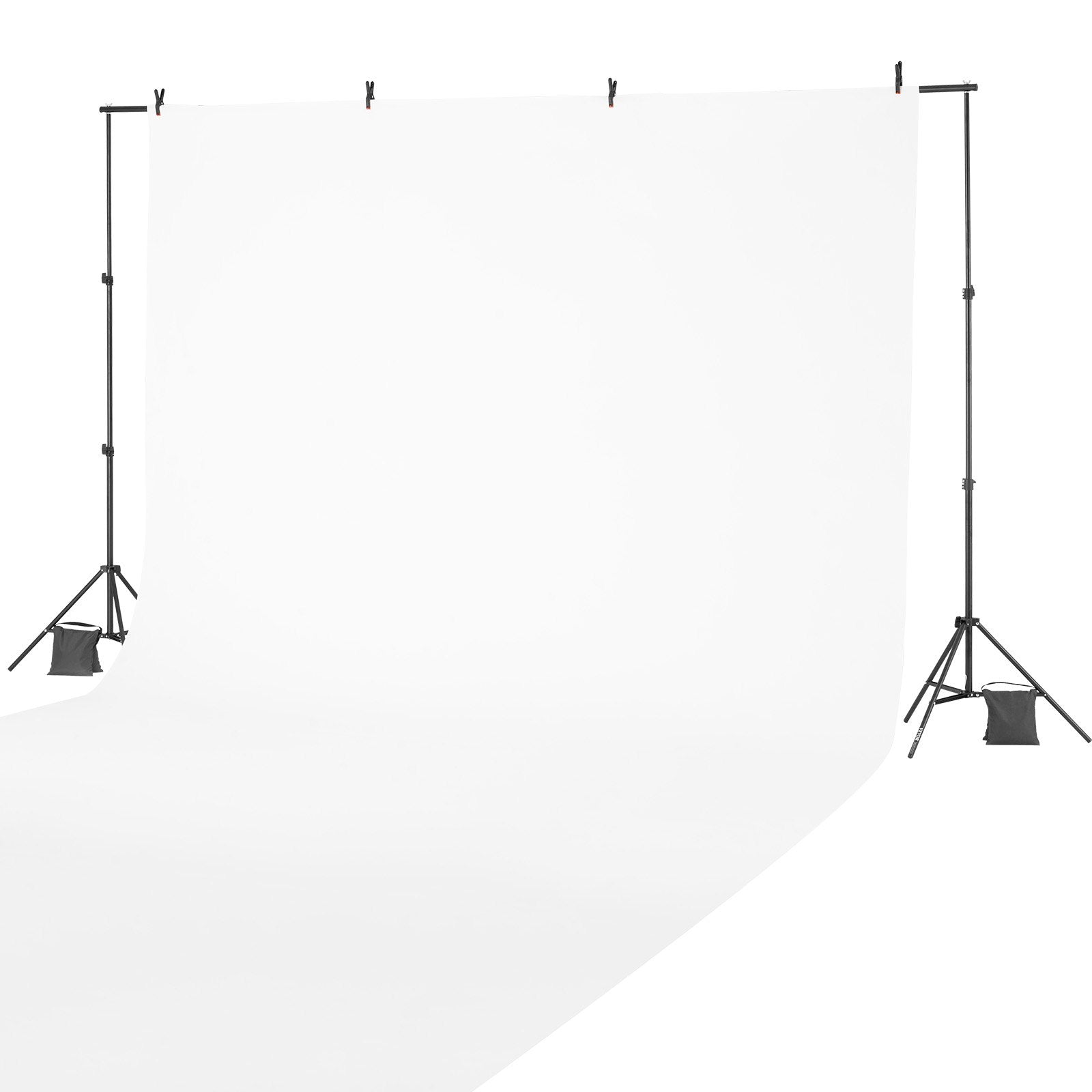 Camera Accessories: VEVOR Backdrop Stand, 198 x 300 cm Adjustable Photo Backdrop Stand Kit, Portable Background Backdrop Stand with 5 Crossbars, Heavy Duty Projector Screen Stand, for Wedding, Photo Video Studio & Party