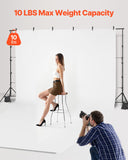 Camera Accessories: VEVOR Backdrop Stand Background Stand Kit with 2 Tripod for Party & Photo Studio