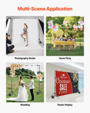 Camera Accessories: VEVOR Backdrop Stand Background Stand Kit with 2 Tripod for Party & Photo Studio