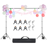 Camera Accessories: VEVOR Backdrop Stand Background Stand Kit with 2 Tripod for Party & Photo Studio