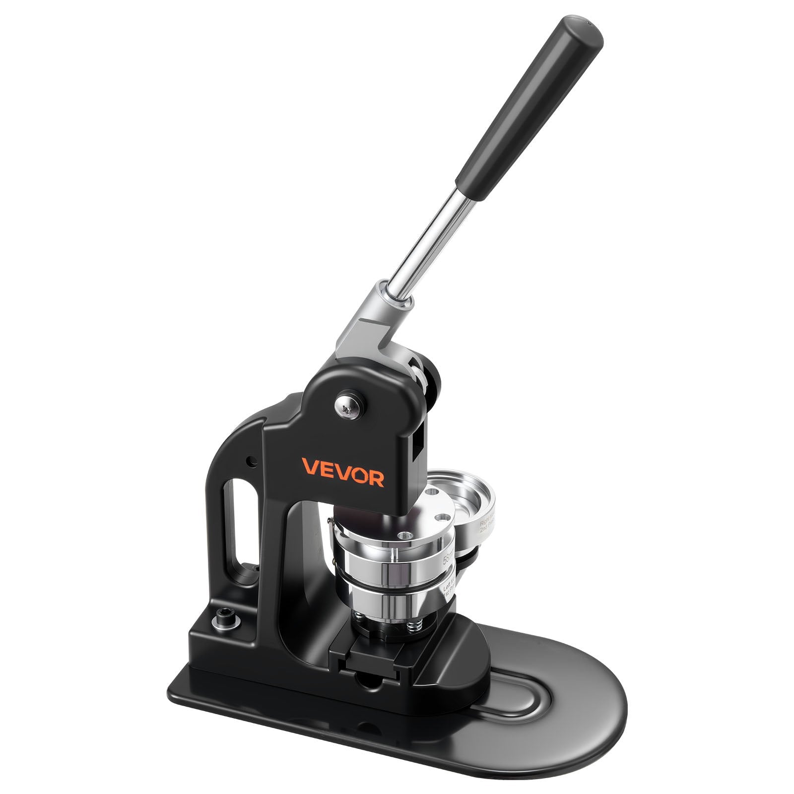 Fishing Tackle: VEVOR Button Maker Machine, 58 mm, Pin Maker Machine with 500pcs Button Parts, Circle Cutter, Hex Wrenches and Magic Book, Ergonomic Handle, for DIY Badges, Personalized Pins and Key Chains, Black