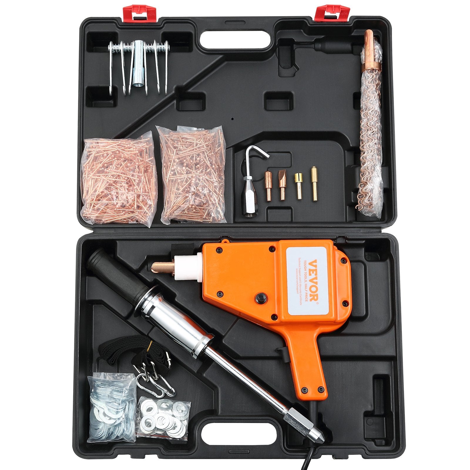 Wedding Favours: VEVOR Stud Welder Kit, 5500 Stud Welder Dent Repair Kit, 800VA Spot Welder Stud Kit, Stud Gun Dent Puller Kit with Complete Accessories, Dent Welder Repair for Auto Body Repairing
