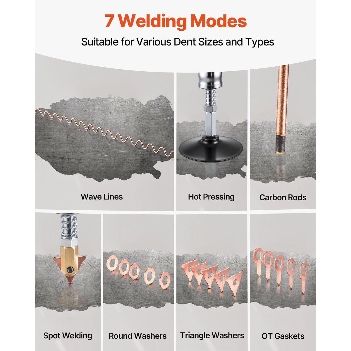 Stud Welder Dent Repair Kit, Spot Welding Machine with Slide Hammer Dent Puller, Professional Dent Removal Kit for Auto Body Dent Repair