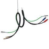 Automotive Repair & Speciality Tools: VEVOR 12FT Semi Truck Air Lines Kit with 2PCS Glad Hands, 3-in-1 Air Hoses & 7 Way ABS Electric Power Line, with 2PCS Gladhand Handles, 4PCS Seals and Tender Spring Kit for Semi Truck Trailer Tractor