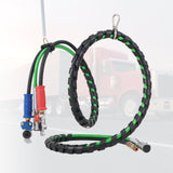 Automotive Repair & Speciality Tools: VEVOR 15FT Semi Truck Air Lines Kit, 3-in-1 Air Hoses & ABS Power Line for Semi Truck Trailer Tractor, 7-Way Plug Electrical Cord Cable and Rubber Air Lines Hose Assembly Kit with Hook & Teflon Tape