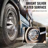 Automotive Decor: VEVOR Rear&Front Axle Cover Combo Kit ABS Lug Nut Covers with Nut Cover Tools