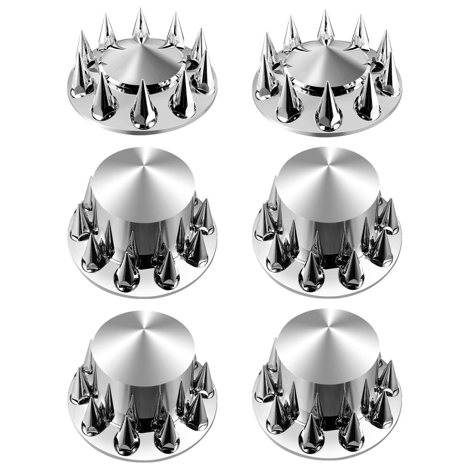 Automotive Decor: VEVOR Rear&Front Axle Cover Combo Kit ABS Lug Nut Covers with Nut Cover Tools