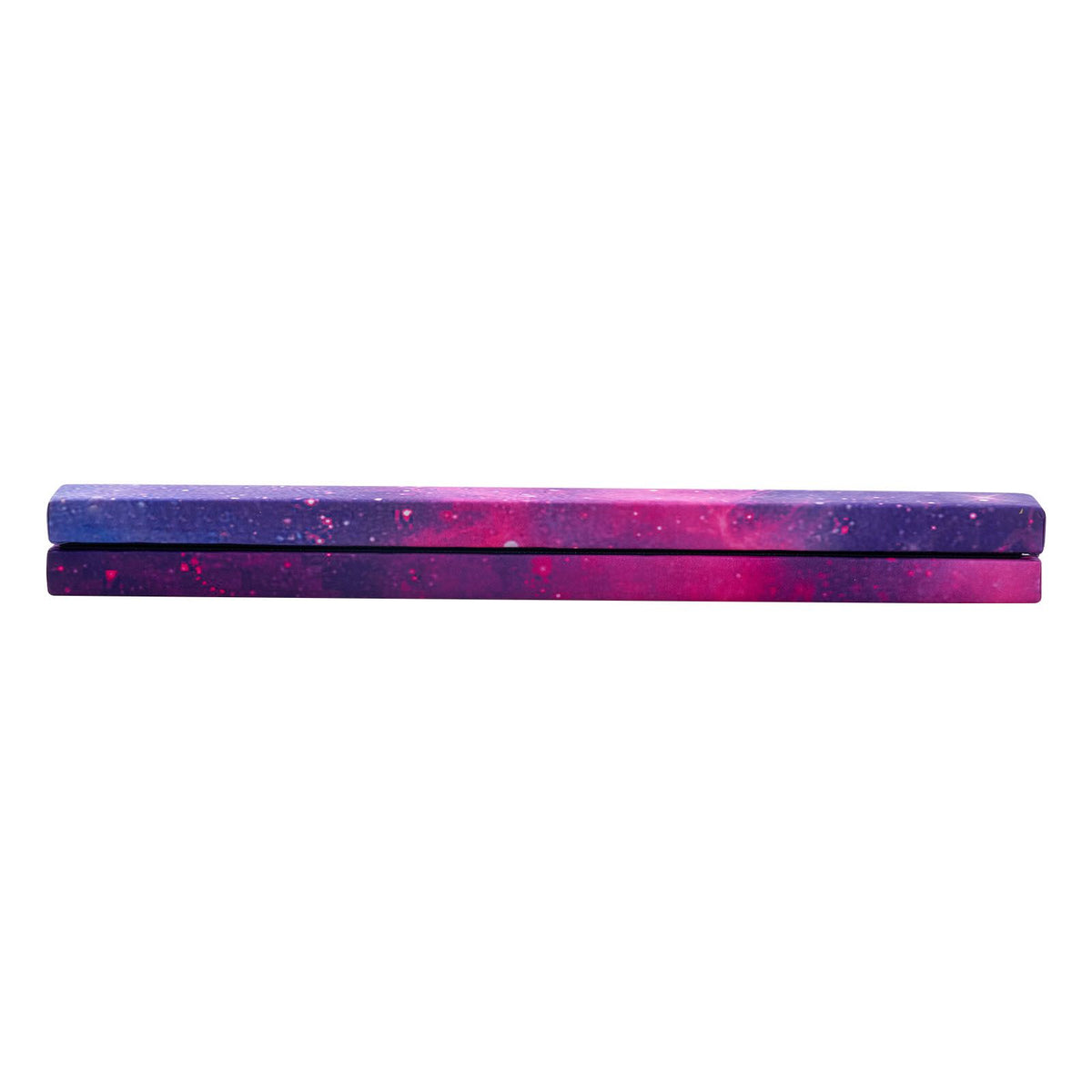 8FT Folding Balance Beam for Kids, 136.1KG Stable Support Gymnastics Floor Beam with Non-Slip Mat, Wood-Core Gymnastics Training Equipment with Anti-Slip Bottom & Carry Bag for Home Gym, Galaxy