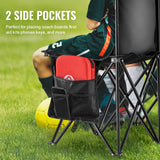 Camp Furniture: VEVOR 8 Seat Portable Folding Sport Bench Outdoor Camping Chair with Carry Bag