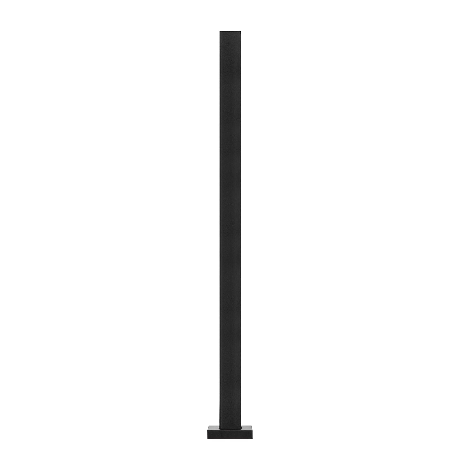 Automotive Repair & Speciality Tools: VEVOR Glass Clamp 37.4" H Railing Bracket for 0.39 "-0.47 " Glass Black Black