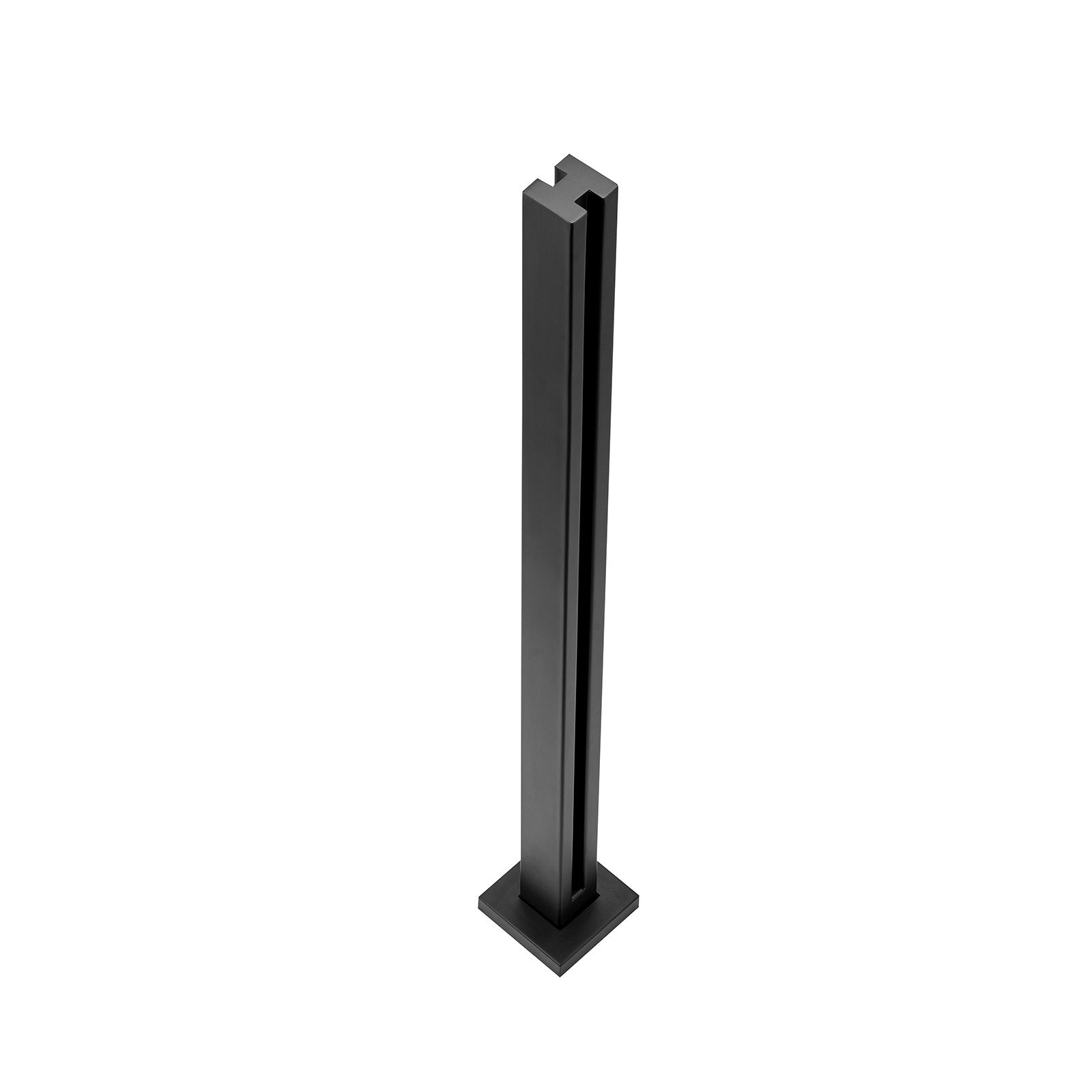 Automotive Repair & Speciality Tools: VEVOR Glass Clamp 37.4" H Railing Bracket for 0.39 "-0.47 " Glass Black Black