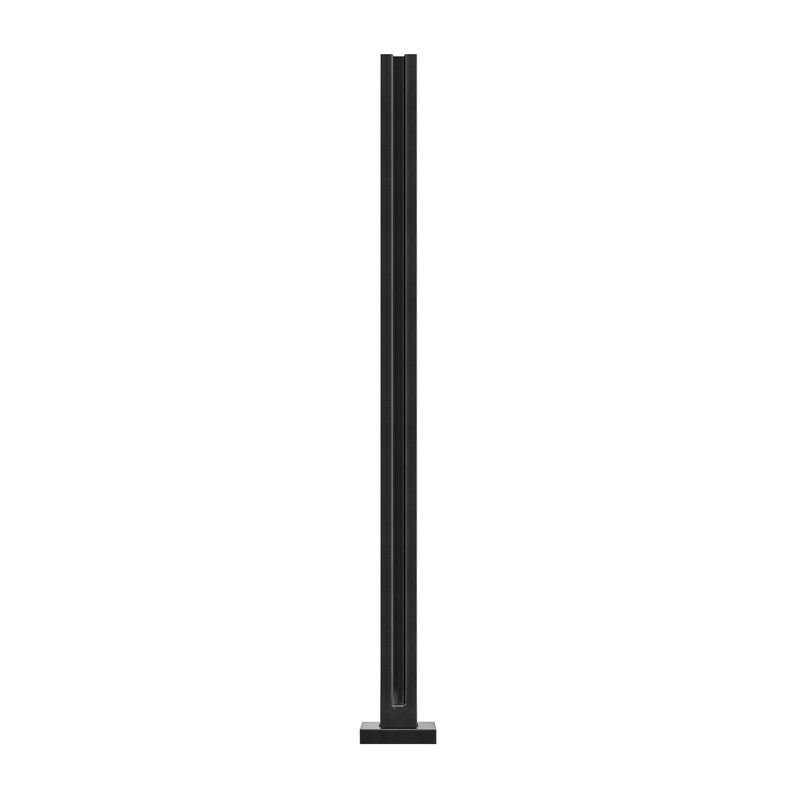 Automotive Repair & Speciality Tools: VEVOR Glass Clamp 37.4" H Railing Bracket for 0.39 "-0.47 " Glass Black Black