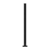 Automotive Repair & Speciality Tools: VEVOR Glass Clamp 37.4" H Railing Bracket for 0.39 "-0.47 " Glass Black Black