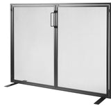 Fire Pits: VEVOR Fireplace Screen 1 Panel with Door, Sturdy Iron Mesh Fireplace Screen, 990(L) x780(H)MM Spark Guard Cover, Simple Installation, Free Standing Fire Fence Grate for Living Room Home Decor Modern