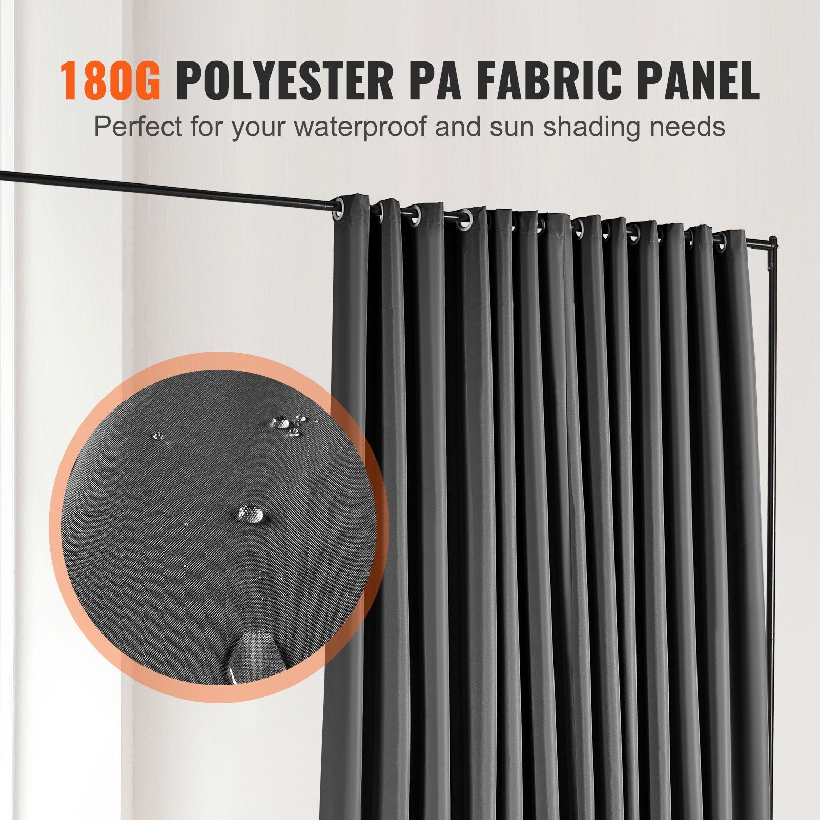 Room Dividers: VEVOR Room Divider, 8 ft x 10 ft (96 x 120inch) Portable Panel Room Divider with Wheels Curtain Divider Stand, Room Divider Privacy Screen for Office, Bedroom, Dining Room, Study, Black