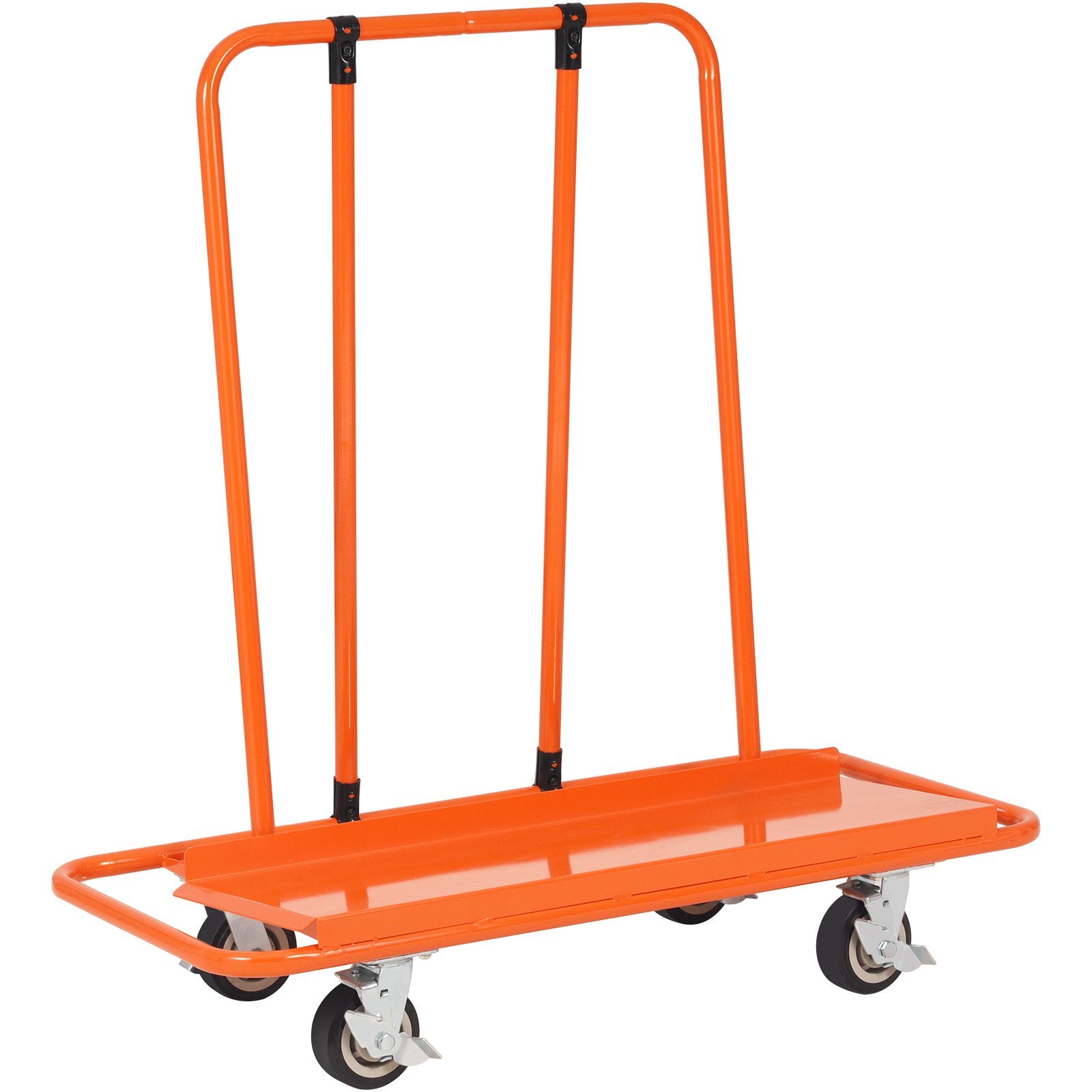 Drywall Cart, 3000 LBS Panel Dolly Cart with 45.28" x 21.8" Deck and 5" Swivel Wheels, Heavy-Duty Drywall Sheet Cart, Handling Wall Panel, Sheetrock, Lumber, for Garage, Home, Warehouse