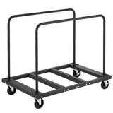 Side Tables: VEVOR Drywall Cart Dolly, 816 kg Load Capacity, Steel Panel Truck Cart with 12.5 mm Swivel Casters, Lumber Drywall Dolly with Tie-Down Strap & 2 Side Handrails for Factory, Warehouse, Garage, Black
