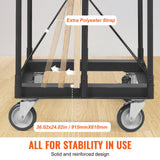 Side Tables: VEVOR Drywall Cart, 1500 LBS Panel Dolly Cart with 36.02" x 24.02" Deck and 5" Swivel Wheels, Heavy-Duty Drywall Sheet Cart, Handling Wall Panel, Sheetrock, Lumber, for Garage, Home, Warehouse
