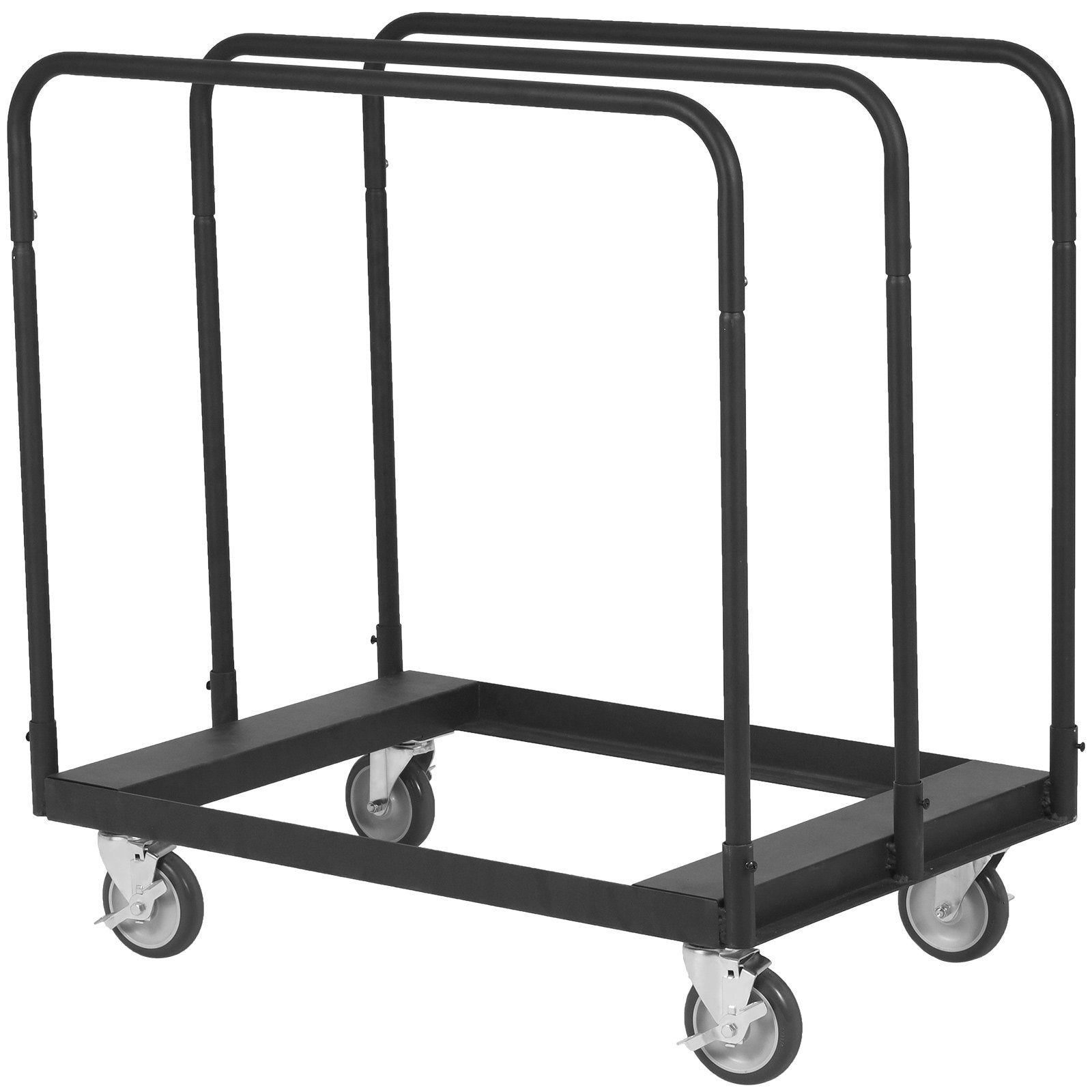 Drywall Cart, 1500 LBS Panel Dolly Cart with 36.02" x 24.02" Deck and 5" Swivel Wheels, Heavy-Duty Drywall Sheet Cart, Handling Wall Panel, Sheetrock, Lumber, for Garage, Home, Warehouse