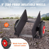 Side Tables: VEVOR Panel Dolly, 600LBS Capacity Slab Dolly, Heavy-duty Drywall Mover with 8" Pneumatic Wheels, Adjustable Clamp Panel Cart for Drywall Sheet, Material Handling, All Terrain Moving Cart