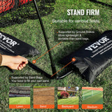 Basketball & Basketball Accessories: VEVOR 9 Hole Baseball Softball Pitching Net 9 Pocket Hitting Practice 49"x42"
