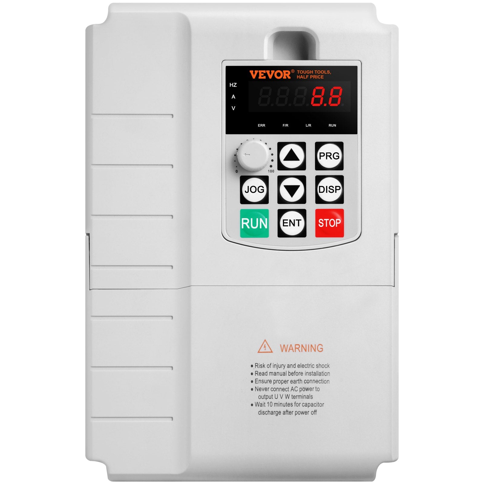 Hard Drives: VEVOR VFD 10HP, 7.5KW, 34A, 1 Phase 220V-240V Input to 3 Phase 220V-240V Output Variable Frequency Drive, 0-400Hz VFD for AC Motor Speed Control