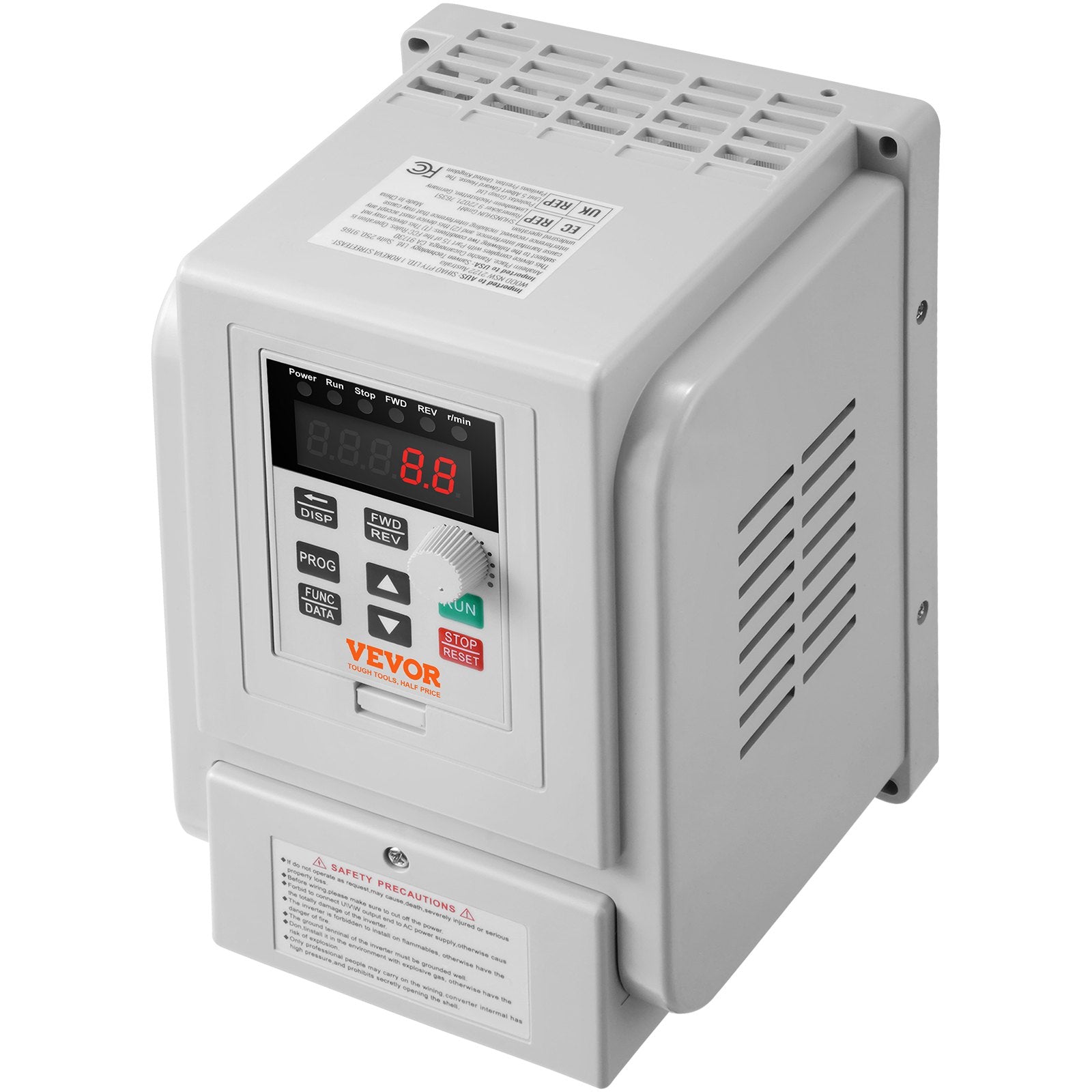Fuel & Exhaust: VEVOR VFD 2.2KW 10A 3HP Variable Frequency Drive for 3-Phase Motor Speed Control