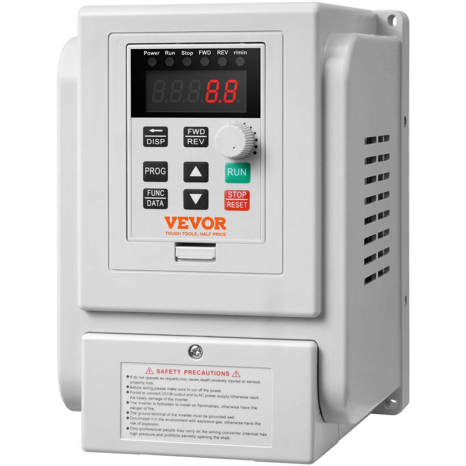 Hard Drives: VEVOR VFD 5HP, 4KW, 18A, 1 Phase 220V-240V Input to 3 Phase 220V-240V Output Variable Frequency Drive, 0-400Hz VFD for AC Motor Speed Control