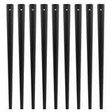 Garden Ornaments: VEVOR Staircase Metal Balusters, 32.28"x1"x0.2" Flat Aluminum Alloy Decorative Banister Spindles, 51 Pack Deck Baluster with Screws, Classic Hollow Deck Railing Satin Black Powder Coated for Porch