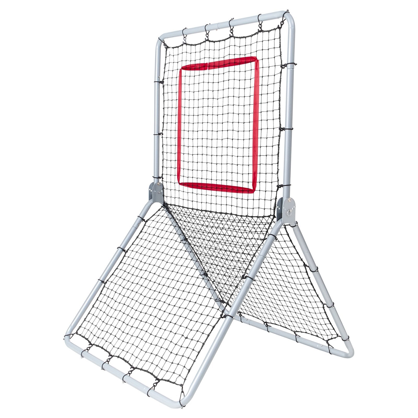 Basketball & Basketball Accessories: VEVOR Baseball And Softball Rebounder Net, 3.5 x 6 ft PitchBack Baseball Pitching Nest, Softball Pitchback Net, Fielding Trainer, Bounce Back Net for Fielding/Throwing Practice, 5 Adjustable Angles