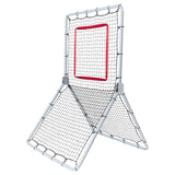 Basketball & Basketball Accessories: VEVOR Baseball And Softball Rebounder Net, 3.5 x 6 ft PitchBack Baseball Pitching Nest, Softball Pitchback Net, Fielding Trainer, Bounce Back Net for Fielding/Throwing Practice, 5 Adjustable Angles