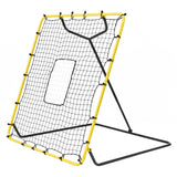 Basketball & Basketball Accessories: VEVOR Baseball And Softball Rebounder Net, 4 x 4.5 Feet PitchBack Baseball Nest for Pitching and Fielding Training, Pitch Return Trainer Rebound Net with Pitching Target, 4 Adjustable Angles