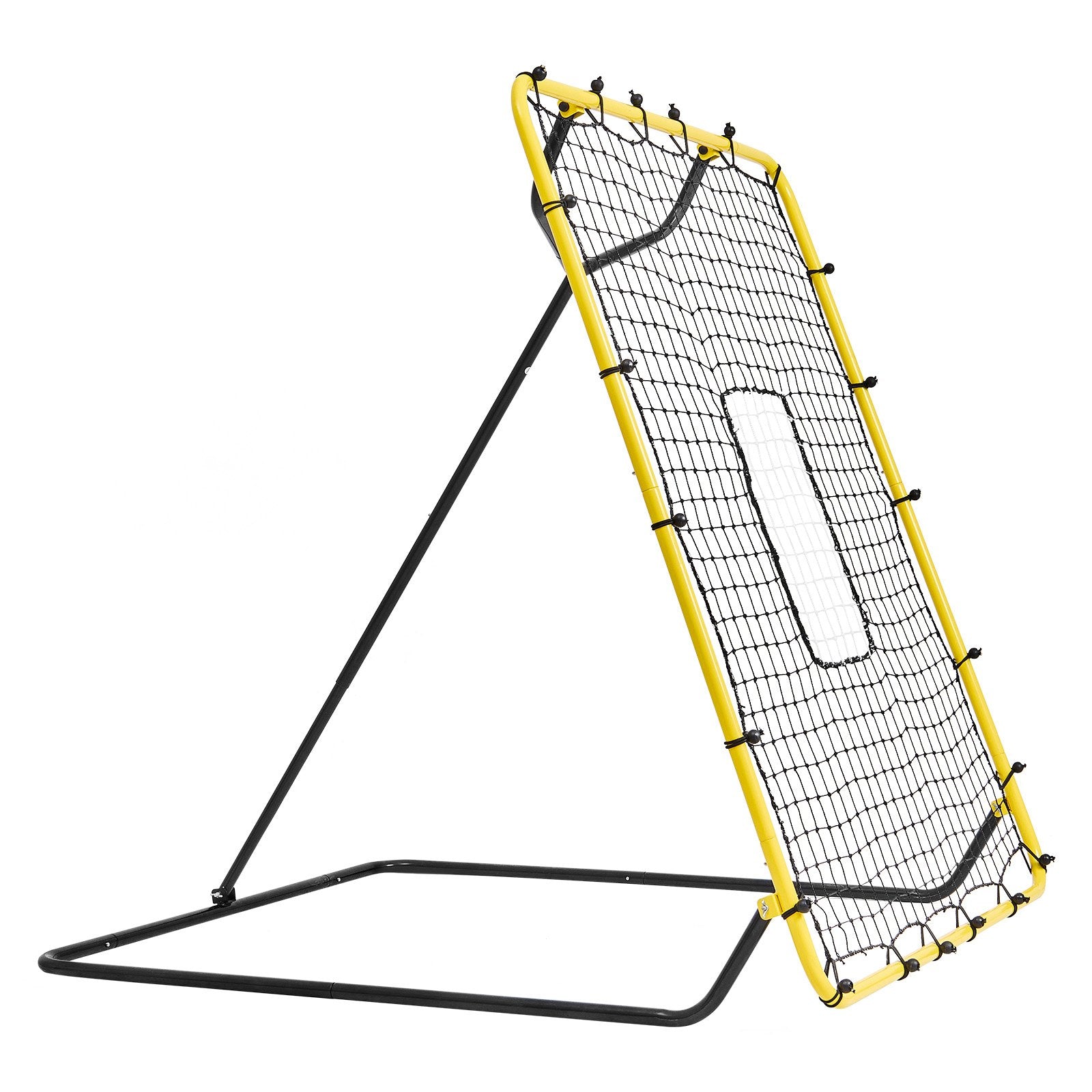 Basketball & Basketball Accessories: VEVOR Baseball And Softball Rebounder Net, 4 x 4.5 Feet PitchBack Baseball Nest for Pitching and Fielding Training, Pitch Return Trainer Rebound Net with Pitching Target, 4 Adjustable Angles