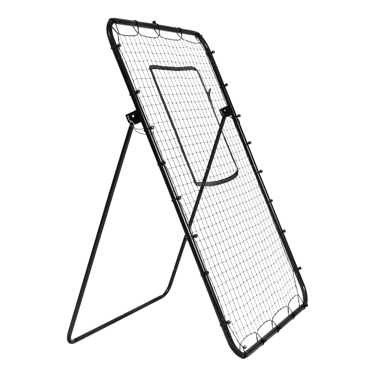 Basketball & Basketball Accessories: VEVOR Baseball And Softball Rebounder Net, 4 x 6 Feet PitchBack Baseball Nest for Pitching and Fielding Training, Pitch Return Trainer Rebound Net with Pitching Target, 4 Adjustable Angles