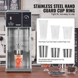 Food Mixers & Blenders: VEVOR Ice Cream Blender, 400W High-Speed Ice Cream Maker Mixer Stir Machine 4200RPM, Stepless Speed Adjustment, 304 Stainless Steel Ice Cream Shaker, 3 Hand Cups, Make Various Flavors of Ice Cream