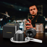 Basketball & Basketball Accessories: VEVOR Ice Ball Press, 6cm Ice Ball Maker, Aircraft Al Alloy Ice Ball Press Kit for 60mm Ice Sphere, Ice Press with Tong and Drip Tray, for Whiskey, Cocktail, Bourbon, Scot on Party & Holiday, Black