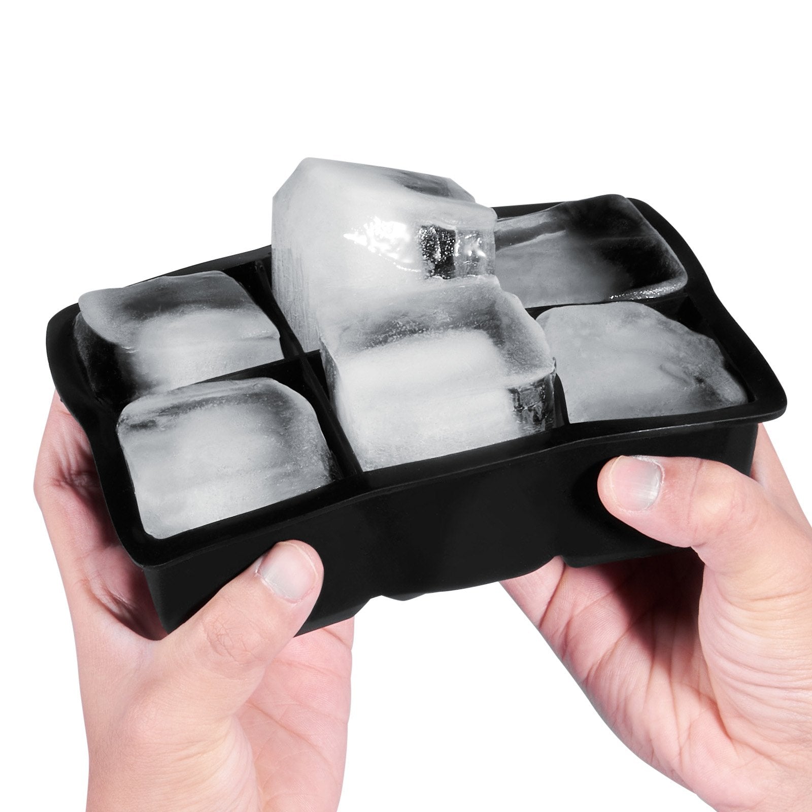 Basketball & Basketball Accessories: VEVOR Ice Cube Trays (Set of 2), 2-in-1 Combo with Silicone Sphere Ice Ball Maker & Large Square Ice Cube Maker with Lid, Reusable Easy Release BPA Free Ice Tray Set for Whiskey Cocktails Bourbon