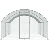 Small Animal Habitats & Cages: VEVOR Large Metal Chicken Coop with Run, 9.8x19.3x6.5 ft Walk-in Chicken Runs for Yard with Cover, Doom Roof Hen House with Security Lock for Outdoor and Backyard, Farm, Duck Rabbit Cage Poultry Pen