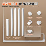 Air Compressors Accessories: VEVOR Mini Split Line Set Cover 76.2mm W 4830mm L, PVC Decorative Pipe Line Cover For Air Conditioner with 4 Straight Ducts & Full Components Easy to Install, Paintable for Heat Pumps, White
