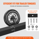 Bicycle Stands & Storage: VEVOR Spare Tire Carrier, Trailer Spare Tire Mount, 160 lbs Capacity, Utility Trailer Accessories Fits Most 4 & 5 & 6 & 8 Lugs Wheels on 4", 4.25", 4.5", 4.75", 5", 5.5", 6", 6.5" Bolt Patterns